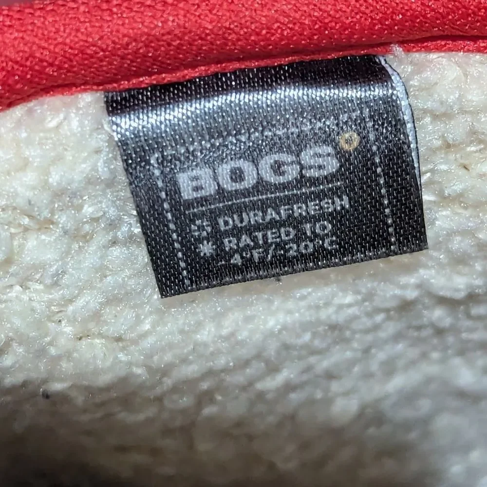 Bogs B-Moc winter boots Lightning black Red Yellow Waterproof Kids Boys Size 13